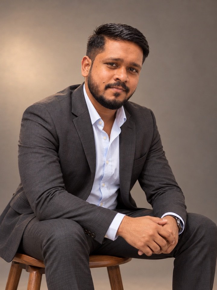 Mohammad Danyal, co-founder of OpenDott, studio portrait